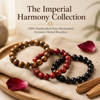 The Divine Feminine Aura Bracelet — Heritage Crafted Rose, Sandalwood & Frankincense Sensory Beads