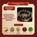 Armonía de los cinco elementos: pulsera tradicional de cuentas de hierbas aromáticas hecha a mano