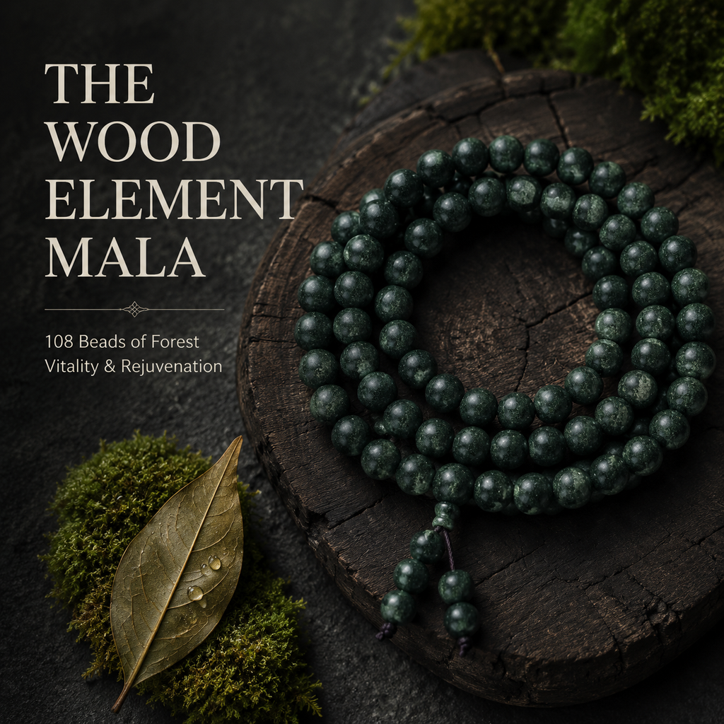 Five Elements Universal Harmony Fragrance Bracelet — 5-Color Herbal Meditation 108 Beads